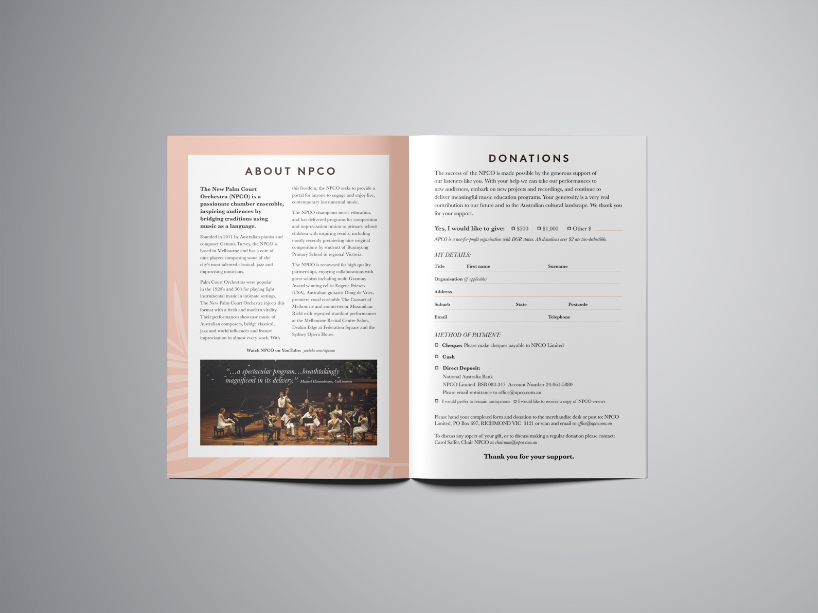Studio-Mimi-Moon-New-Palm-Court-Orchestra-Brand-Identity-and-collateral-Concert-Booklet- Print design