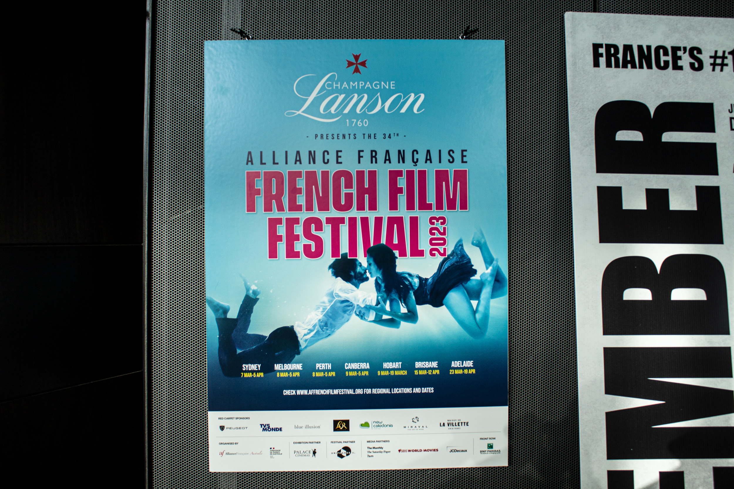 AF FFF23 French Film Festival 2023 Event Identity