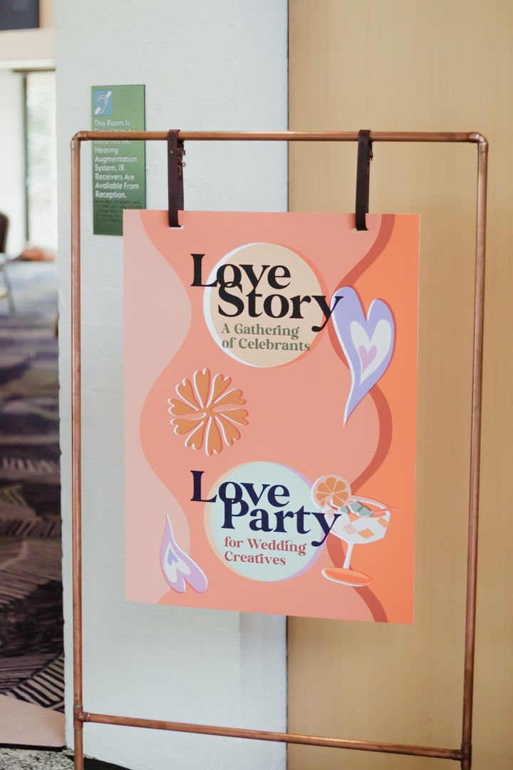 LOVE STORY GATHERING Design Event branding and Identity  by Studio Mimi Moon